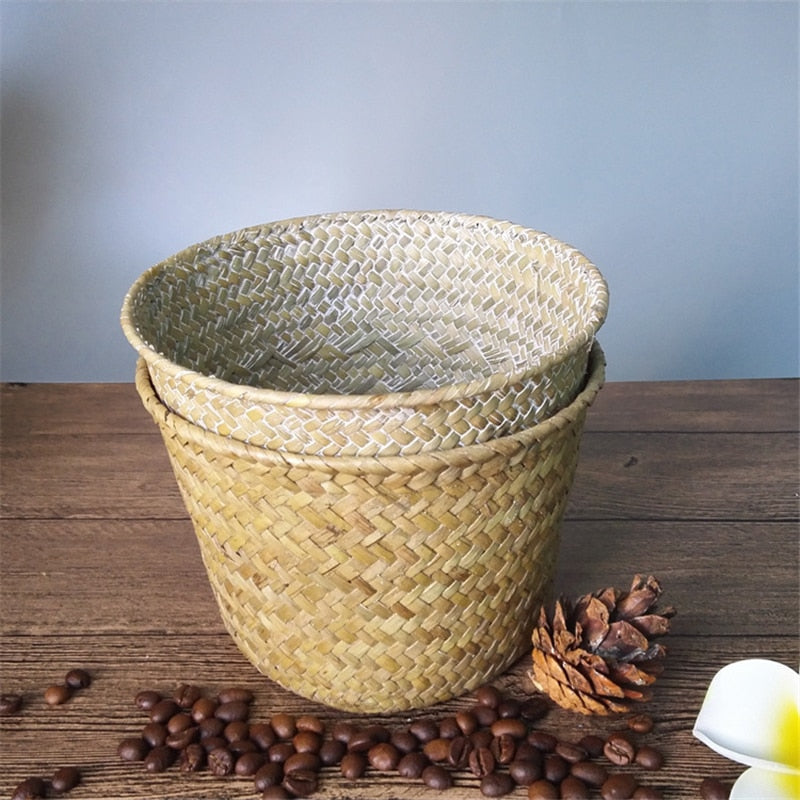 Woven Bamboo Storage Basket