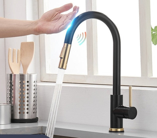 Smart Touch Kitchen Faucets Touchless