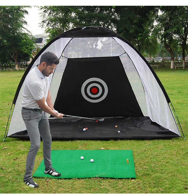 Filet de frappe et tapis de golf pour entraînement au golf