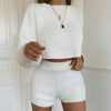 Cozy Knit Pullover and Short Set