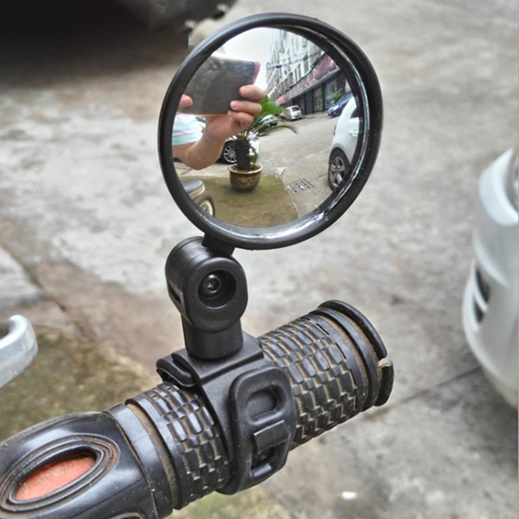 Bicycle Rearview Mirror Adjustable Rotate Wide-Angle 360