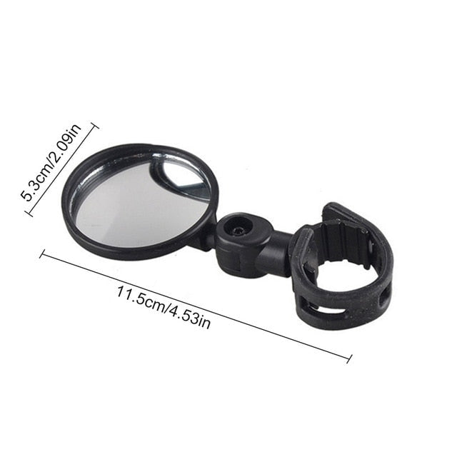 Bicycle Rearview Mirror Adjustable Rotate Wide-Angle 360