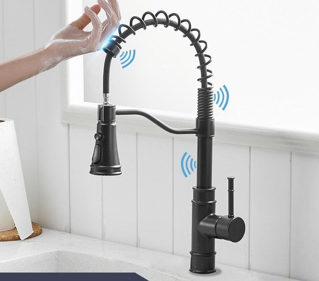 Smart Touch Kitchen Faucets Touchless