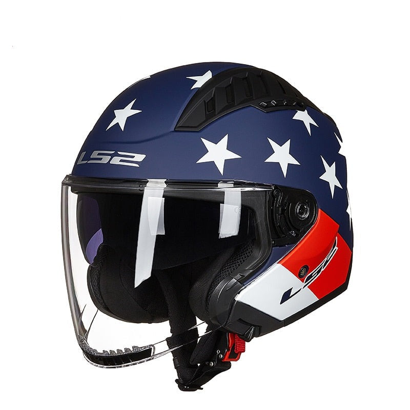 Retro Helmet Cruiser Motorcycle Bike