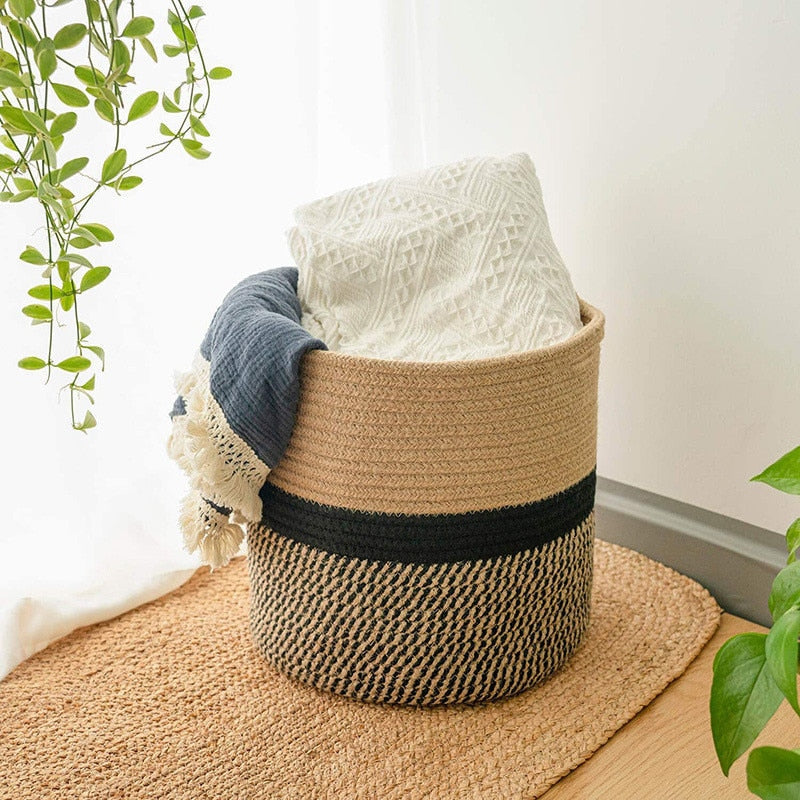 Seagrass Woven Plant Basket