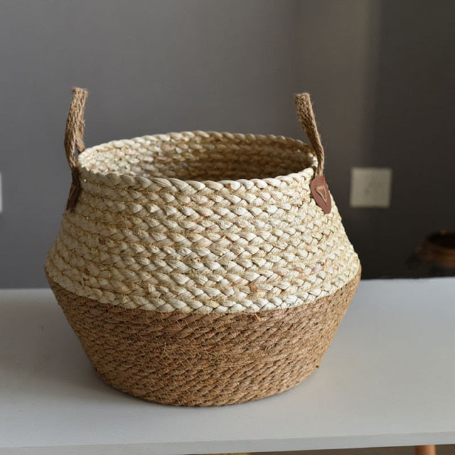 Natural Seagrass Wicker Basket