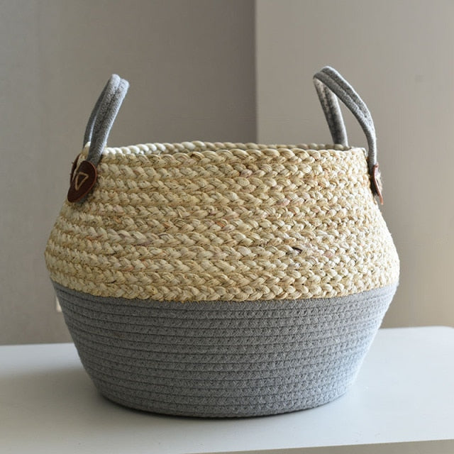 Natural Seagrass Wicker Basket