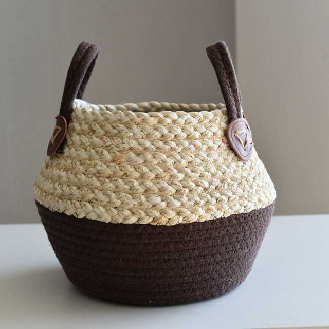 Natural Seagrass Wicker Basket