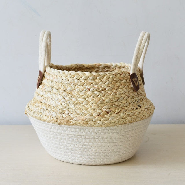 Natural Seagrass Wicker Basket