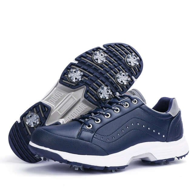 Waterproof Golf Shoes Spikes Golfing Sneakers for Men