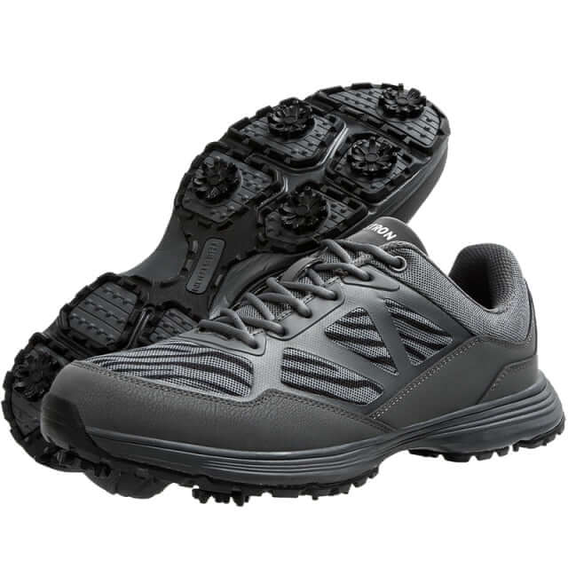 Waterproof Golf Shoes Spikes Golfing Sneakers for Men