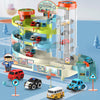Load image into Gallery viewer, Toy Car Track Parking Building Playset