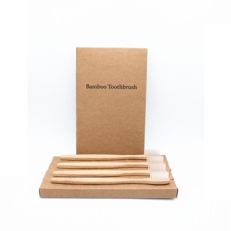 4 Pack || Natural EcoFriendly Bamboo Toothbrush - Weloveinnov