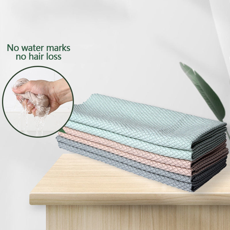 Fish Scale Microfiber Cleaning Cloth - Weloveinnov