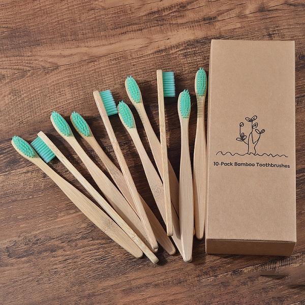 Bamboo Toothbrush - 10 Piece - Weloveinnov