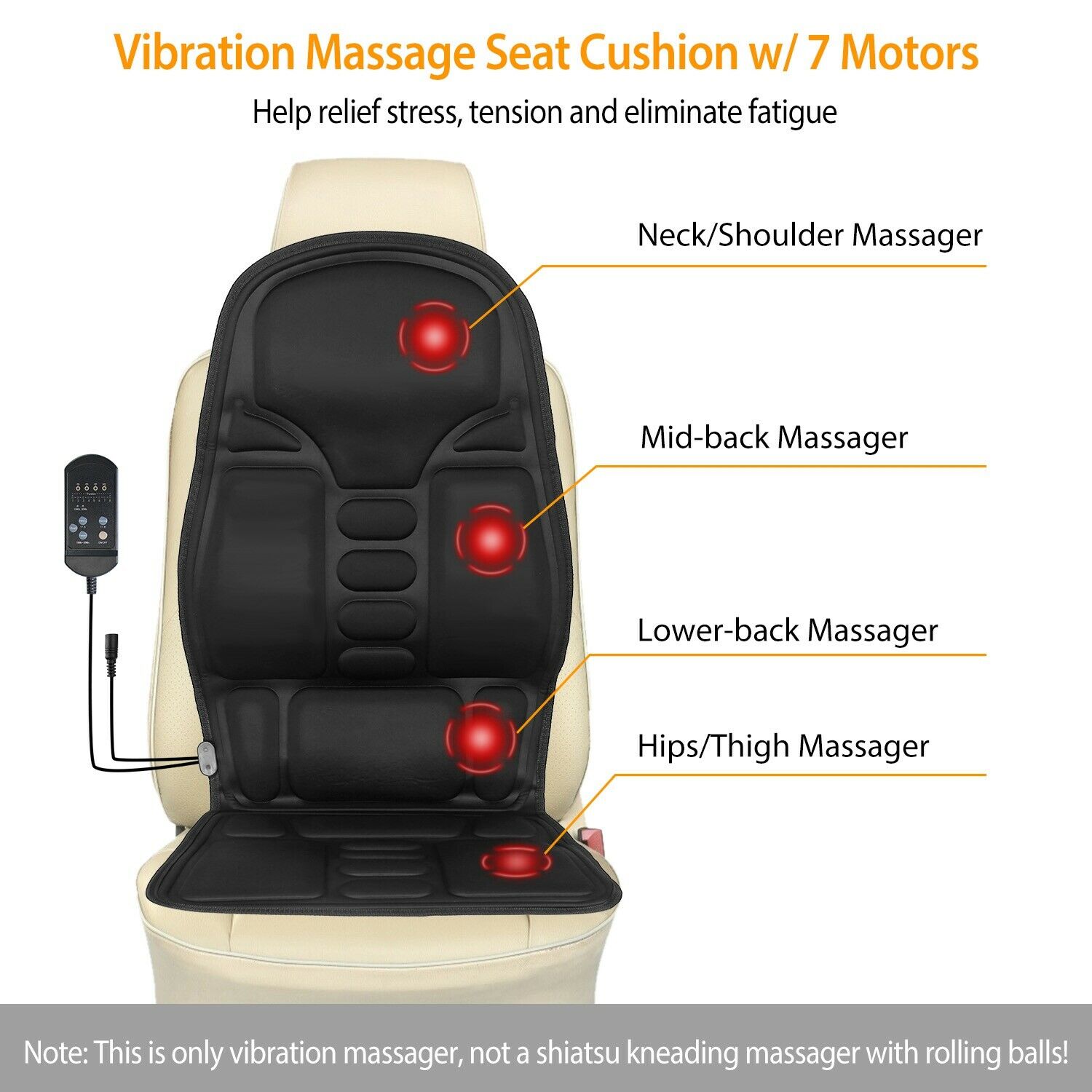 The Premium Massage Chair With Heated Back Neck Cushion