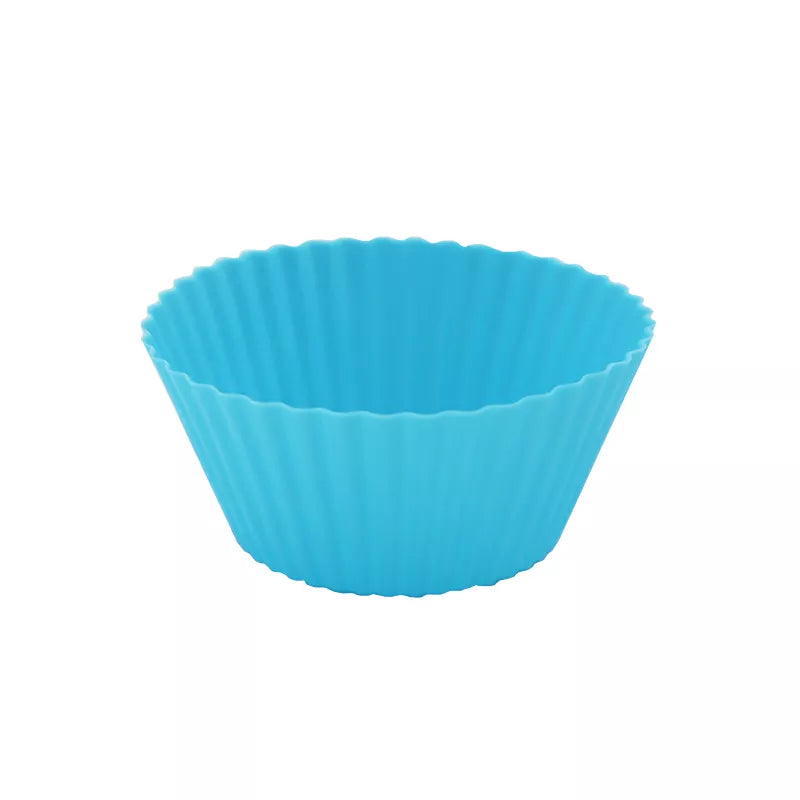 4 Pieces Silicone cupcake moulds - Non-stick and BPA Free