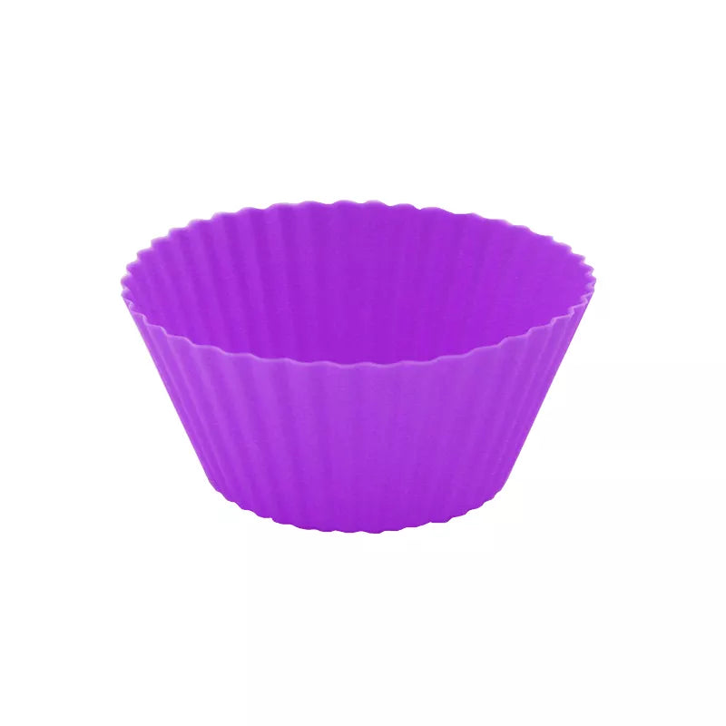 4 Pieces Silicone cupcake moulds - Non-stick and BPA Free