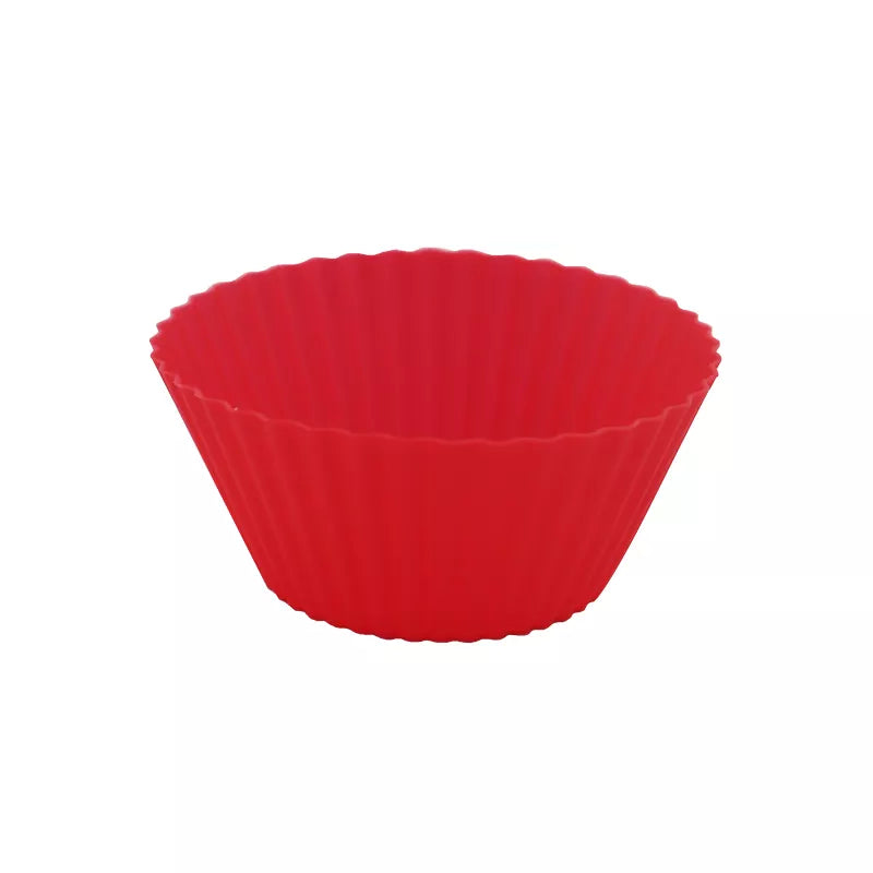 4 Pieces Silicone cupcake moulds - Non-stick and BPA Free