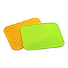 Soft silicone tableware mat anti slip heat resistant kitchen pad dish coaster