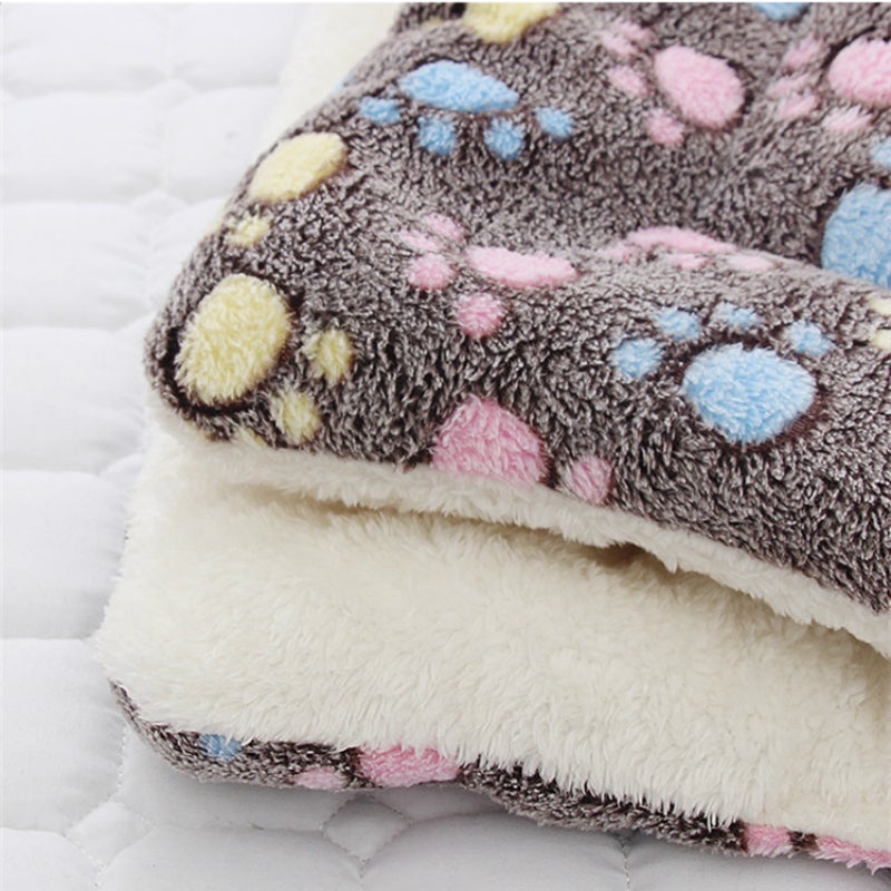 Thick and Soft Smooth Flannel Pet Blanket Mat