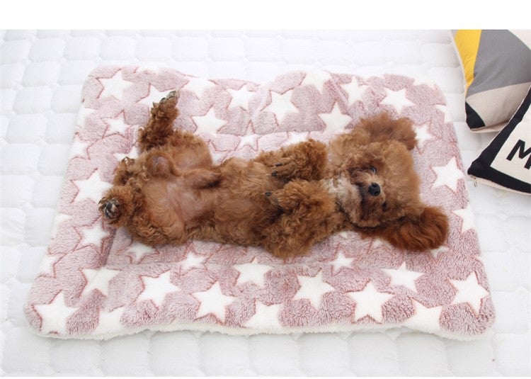 Thick and Soft Smooth Flannel Pet Blanket Mat