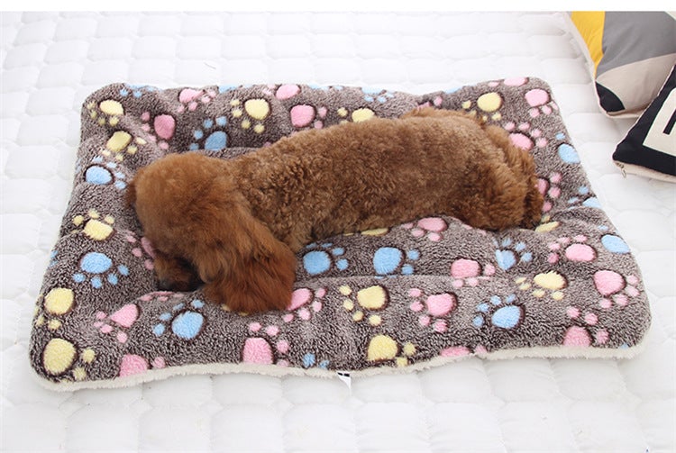 Thick and Soft Smooth Flannel Pet Blanket Mat