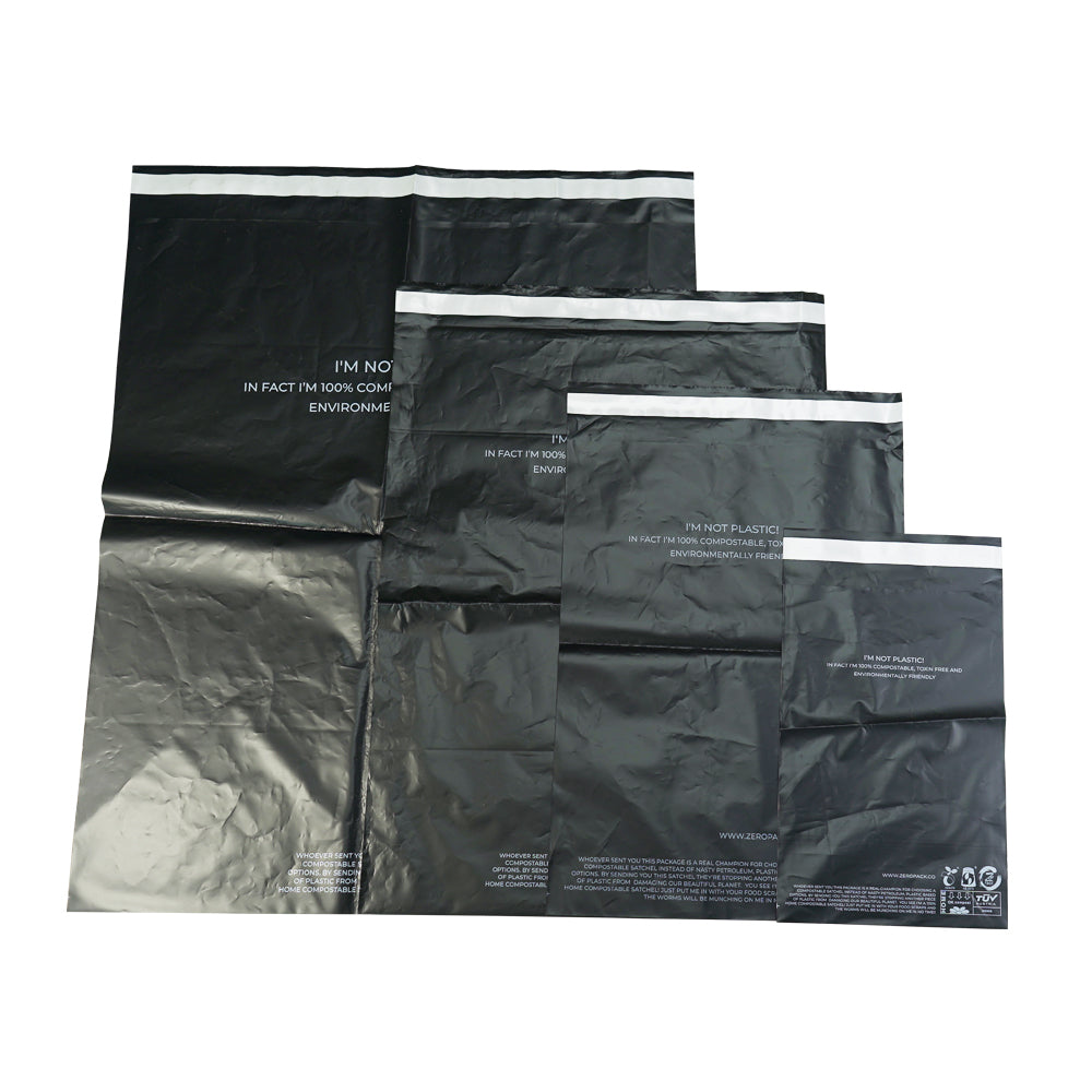 25pcs Eco-Mailer 100% compostable, biodegradable, Home Compost certified courier/mailer bags