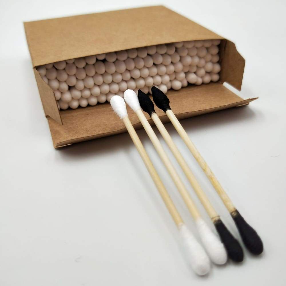 Zero Waste bamboo stick cotton buds/swab for cleaning/make 
