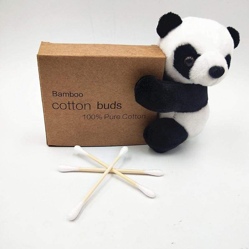 Zero Waste bamboo stick cotton buds/swab/q-tip for cleaning/make up